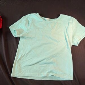 Women's Aqua Short Sleeve Tee
